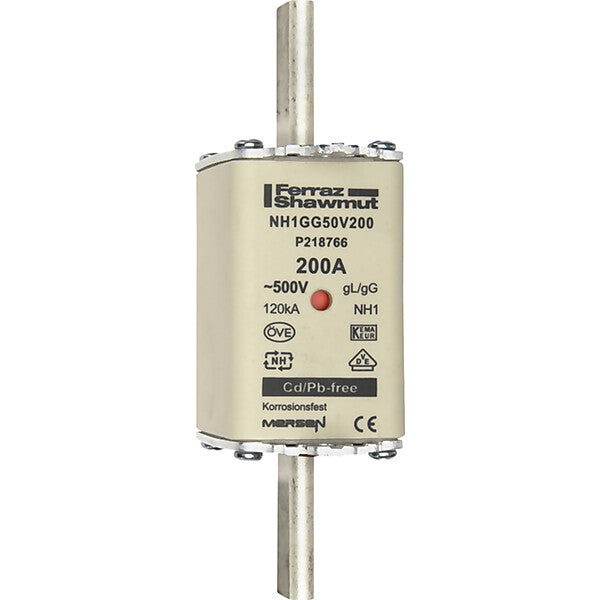 Mersen NH-Sicherungseinsatz SG Gr.1 gG 200A/500V KM NH1GG50V200-1